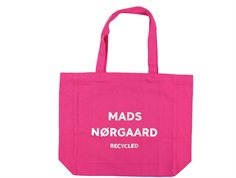 Mads Nørgaard Athene Tote Bag Shocking Pink/silver